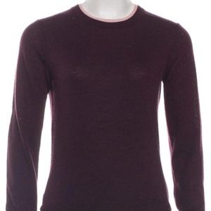 Magaschoni Merino Wool Purple Sweater